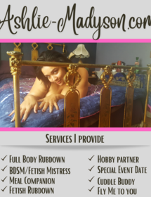 Ms. Ashlie M. DeLaRue Las Vegas 29 Independent VIP Escort accepts RS2K verification service members.